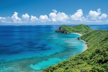 At sunset, close-up planet Mars has mountains and water with a starry sky panorama. Stock image.. Beautiful simple AI generated image