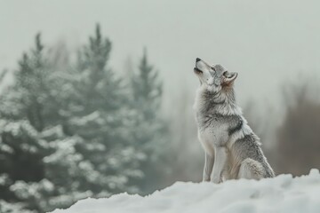 Obraz premium A wildebeest mid-run isolated on a transparent background.. Beautiful simple AI generated image