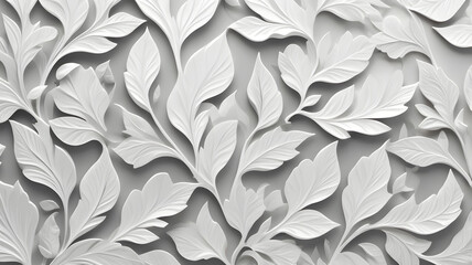 Obraz premium background building design flowers leaves