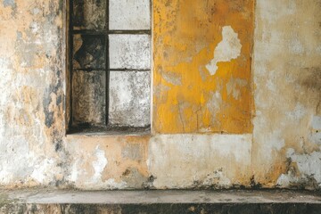 Naklejka premium A stunning vintage-style cement wall background,. Beautiful simple AI generated image