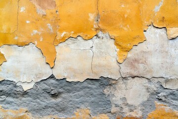 Obraz premium Close-up of Plaster Wall, Arcachon, Gironde, Aquitaine, France. Beautiful simple AI generated image
