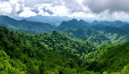 Obraz premium mountain landscape in the summer