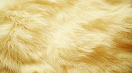 Fototapeta premium Soft Pale Yellow Fur Texture Background Image