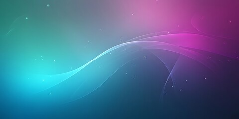 Obraz premium Abstract Teal Purple Wave Background Design