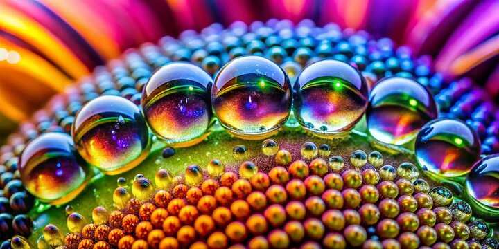 Macro Photography: Parallel Worlds - Close-Up Nature Images, Detailed Textures, Parallel Lines, Symmetry in Nature, Abstract Macro, High-Resolution Macro Shots