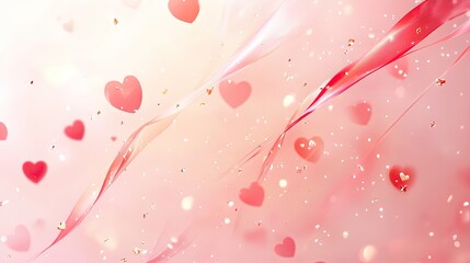 Valentine's Day Themed Background, Generative AI