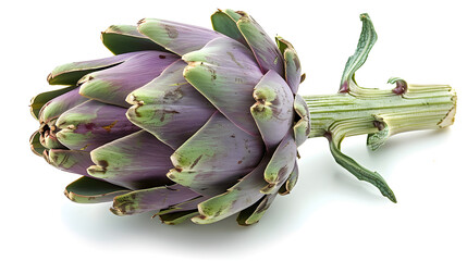 artichoke isolated on white background