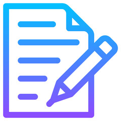 Fototapeta premium Contract Icon
