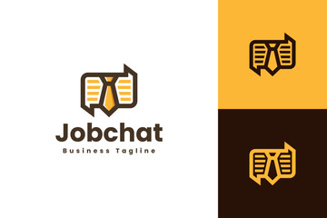 job chat logo vector