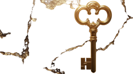 set of keys isolated isolated on white background 