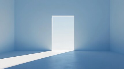 Bright doorway in empty room.