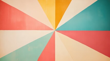 Fototapeta premium Colorful radial gradient background with vibrant stripes. Retro style design for New Year, birthday, party, celebration, and festive events.