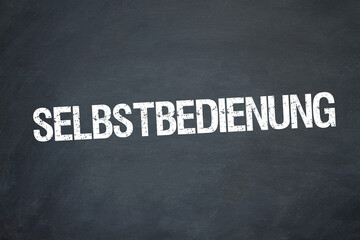 Obraz premium Selbstbedienung 