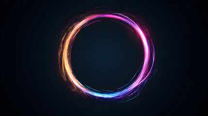 Abstract background with colorful light rays shining through a dark space, creating a vibrant and dynamic visual, symbolizing energy, creativity, and the interplay of light and color in a modern digit