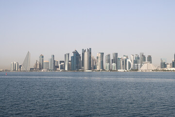 Fototapeta premium Modern skyline of Doha, Qatar