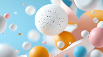 A unique 3D acne treatment concept with active ingredient highlights