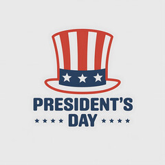 President's Day Hat with Patriotic Design
