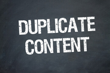 Fototapeta premium Duplicate Content 
