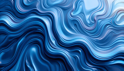 Fototapeta premium 3D Abstract Liquid Flow Design Background Wallpaper