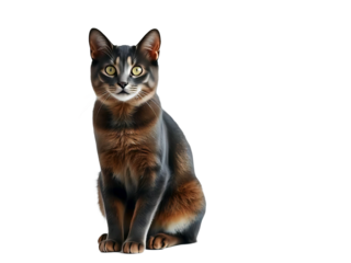 Cat on white background. Cats isolated on white background. Cats and kittens concept 