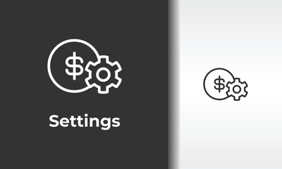 Settings Vector, Icon Or Logo Sign Isolated Symbol Illustration