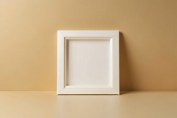 Minimalist Social Media Square Frame Mockup Template | Clean Photo Mockup for Instagram, Facebook, and More