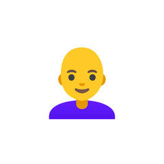 Bald Person Emoji
