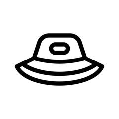 Hat Icon Vector Symbol Design Illustration