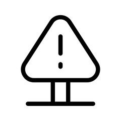 Danger Sign Icon Vector Symbol Design Illustration