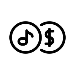 Monetize Icon Vector Symbol Design Illustration