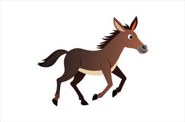 mule vector,  icon vector illustration , mule silhouette of a mule isolated on a white background, eps, png, svg,  vector,