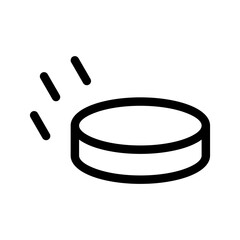 Puck Icon Vector Symbol Design Illustration