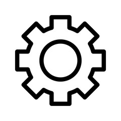 Settings Icon Vector Symbol Design Illustration