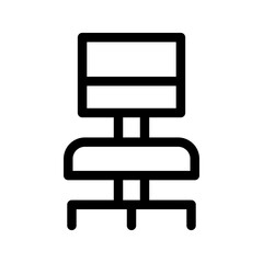 Office Chair Icon Vector Symbol Design Illustration