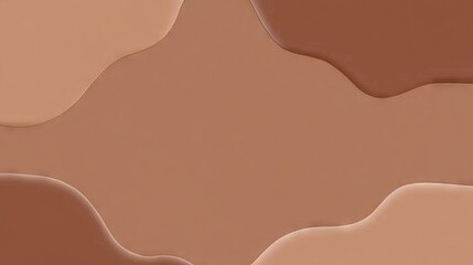 PANTONE 17-1230 Mocha Mousse Minimalist 3D Pattern Wallpaper Design