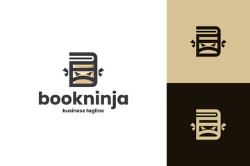 book ninja logo vector © ardiesdesign