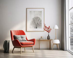 Modern bed room interior design