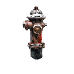 Antique Firefighter Clipart Vector Illustration