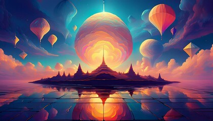 The night sky becomes a backdrop for exploration.  