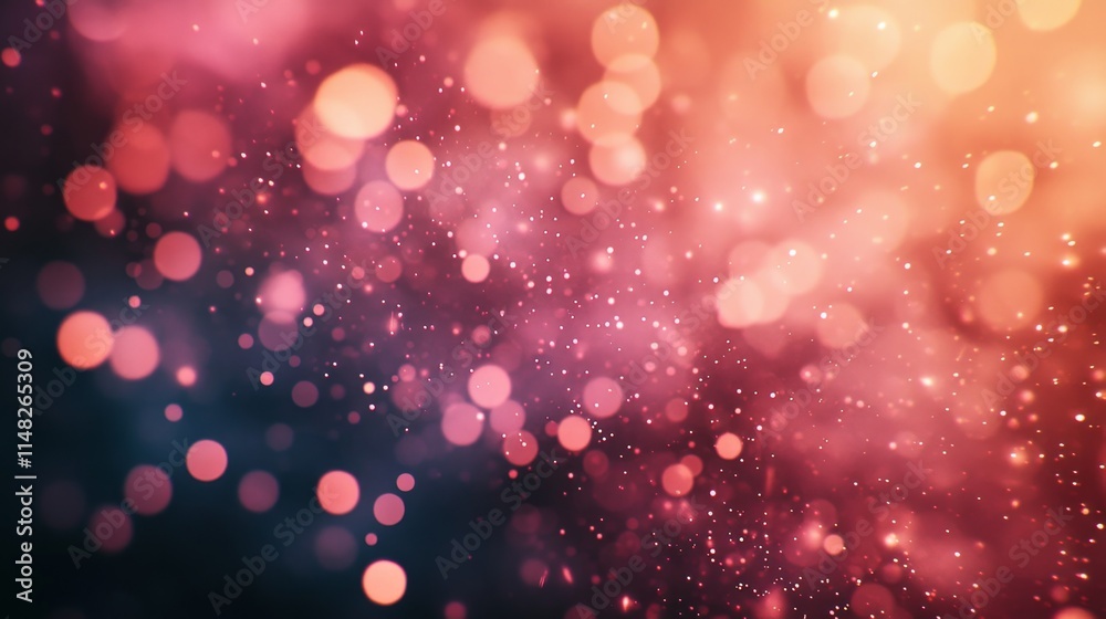 Poster dynamic light bokeh motion abstract background digital art colorful environment close-up visual conc
