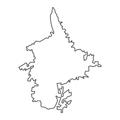 Dushanbe map, administrative division of Tajikistan. Vector illustration.