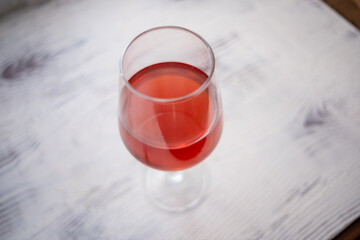 glass of red wine