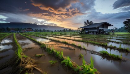 Fototapeta premium The land�fs beauty will return with care and patience. 
