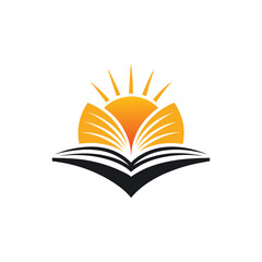 Knowledge and Learning Emblem Logo Design