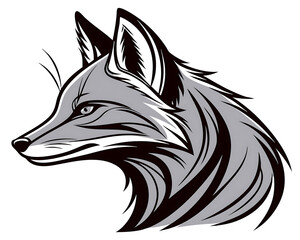 Obraz premium Fox Head Mascot Logo .