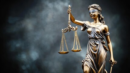 Obraz premium Decorative Scales of Justice