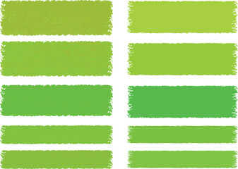 bright light green color palette highlighter brush stroke