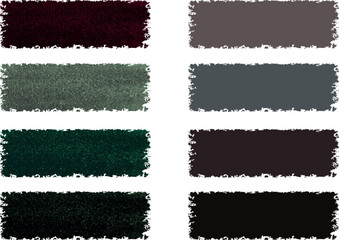 dark color edition palette set vector