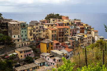 Colorful Village by the Sea