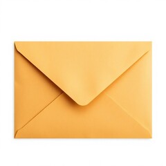 a brown envelope on isolated background